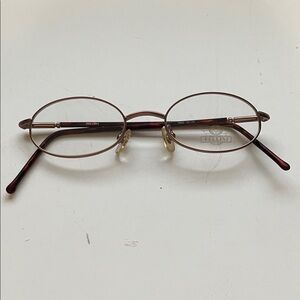 Fellini Oval Glasses  Frame - Bronze & Tortoise